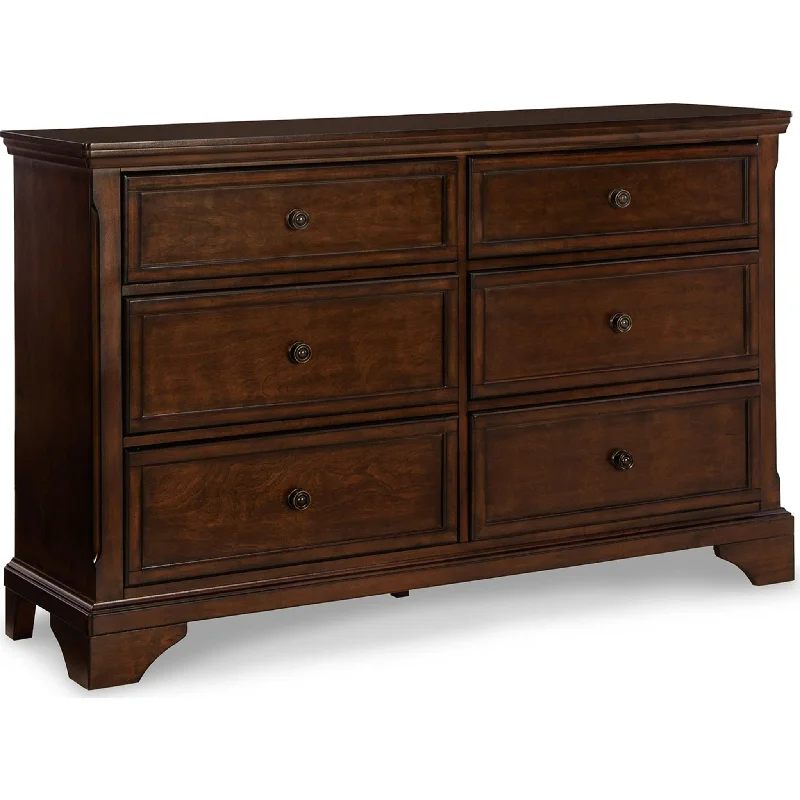 Brookbauer Dresser - Rustic Brown