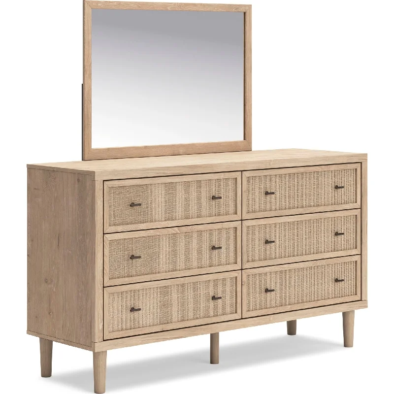 Cielden Dresser and Mirror - Two-tone