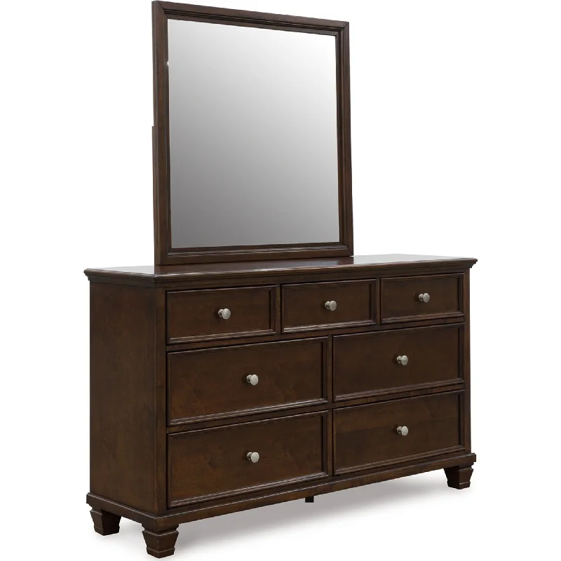 Danabrin Dresser and Mirror - Brown