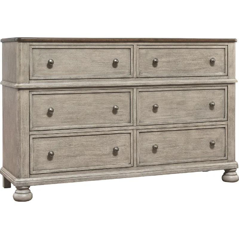 Falkhurst Dresser - Gray/Brown