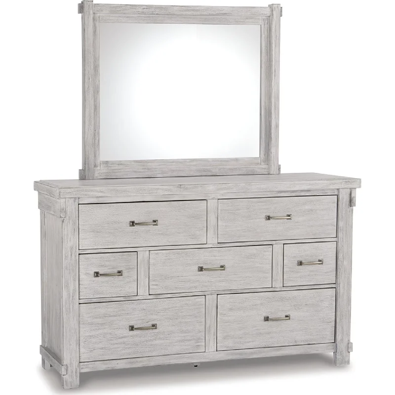 Brashland Dresser and Mirror - White