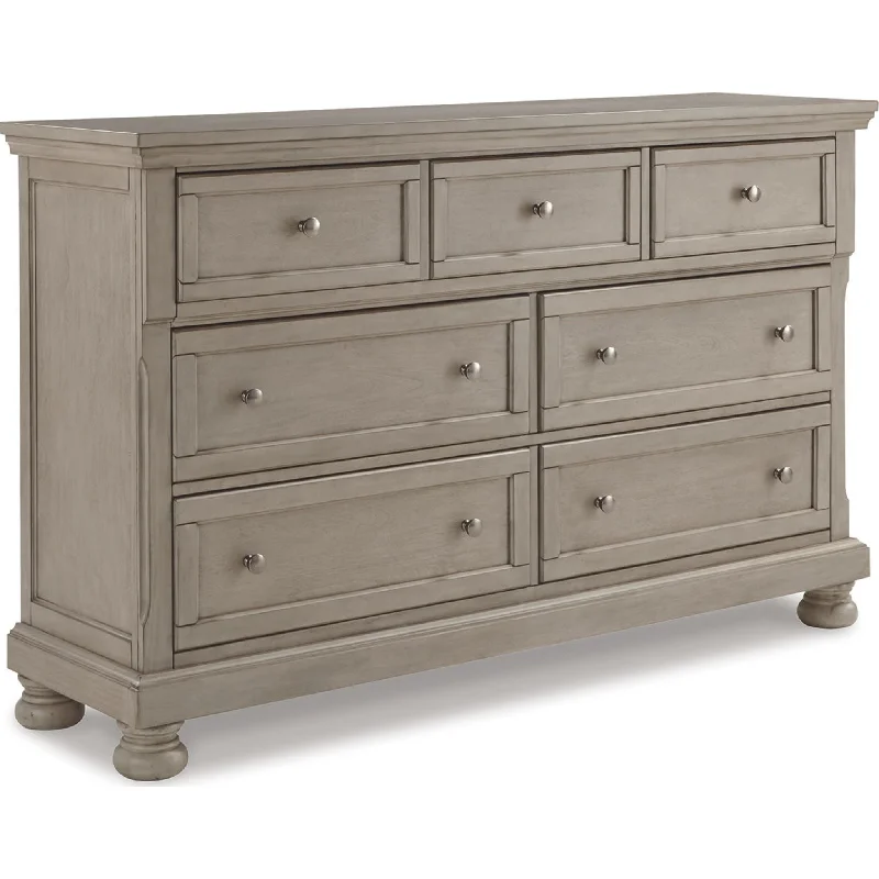 Lettner Dresser - Light Gray