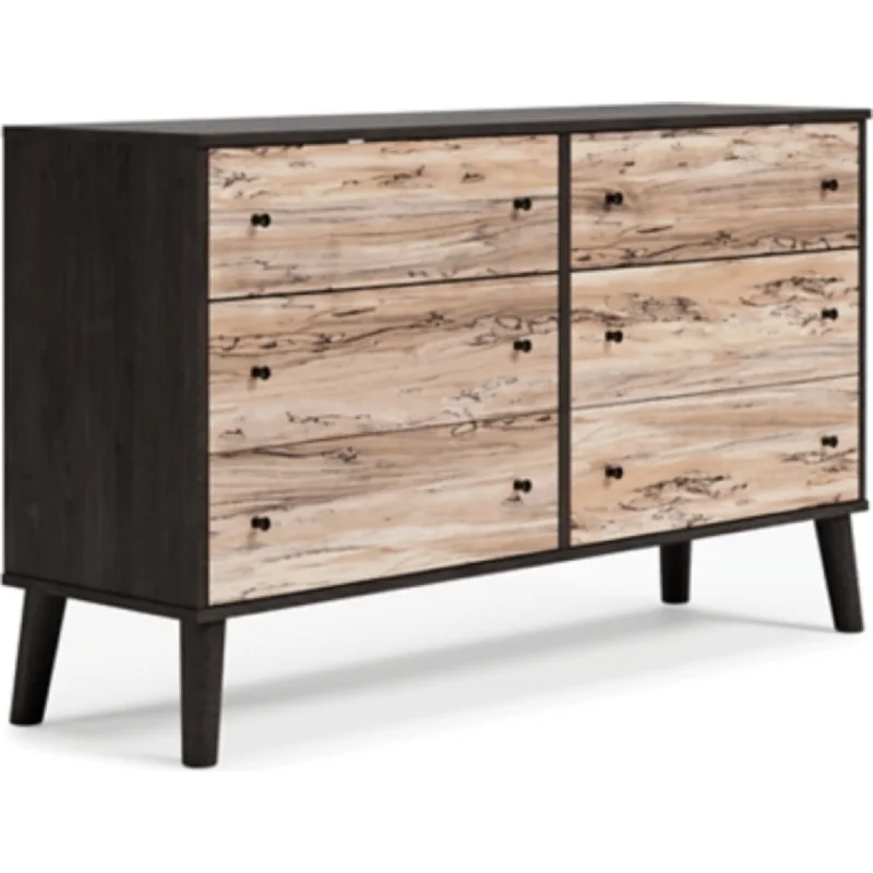 Piperton Dresser - Two-tone Brown/Black