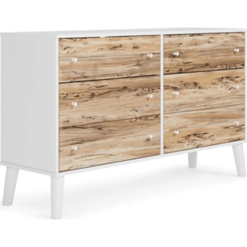 Piperton Dresser - Two-tone Brown/White