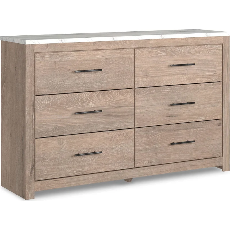 Senniberg Dresser - Light Brown/White