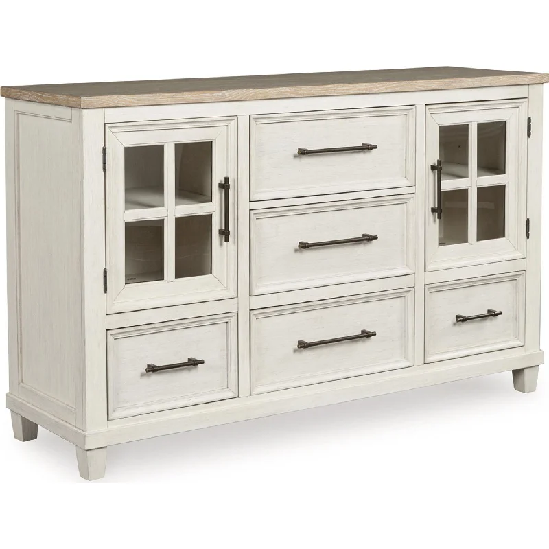 Shaybrock Dresser - Antique White/Brown