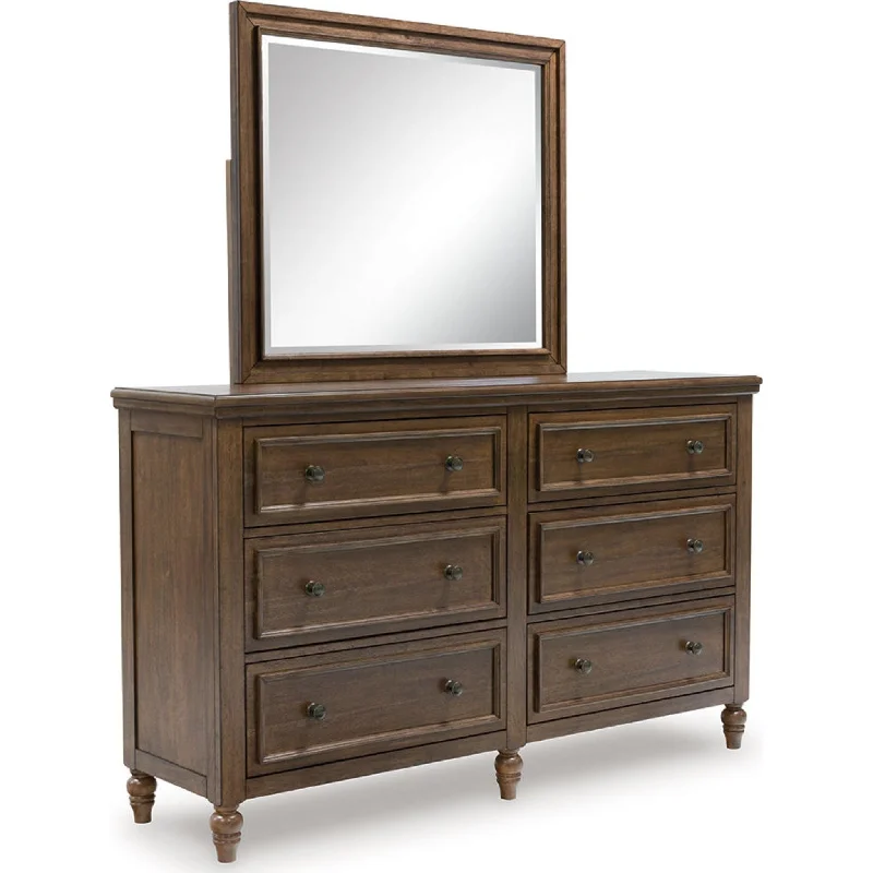 Sturlayne Dresser and Mirror - Brown