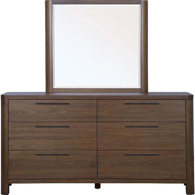 Totes Dresser and Mirror - English Walnut